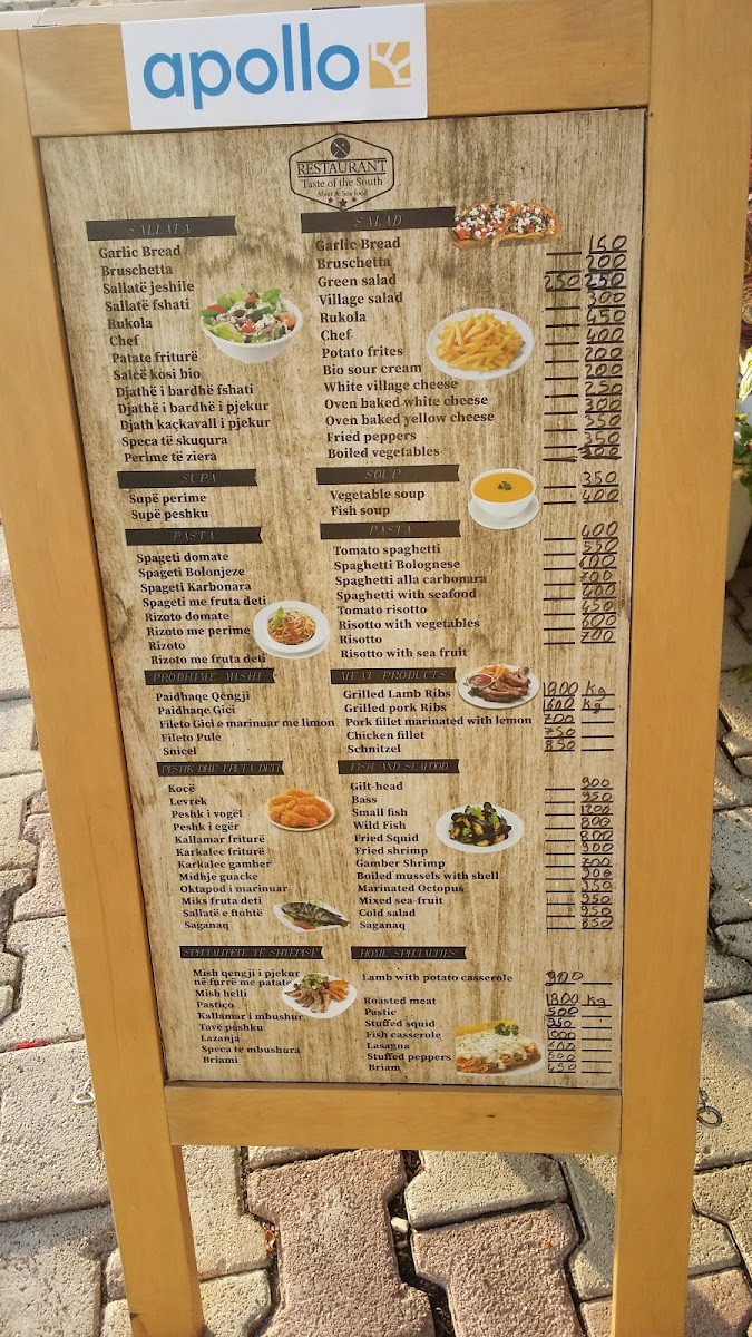 Menu Restaurant Taste Of The South-4
