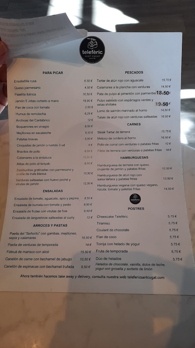 Menu Restaurant Telefèric-9