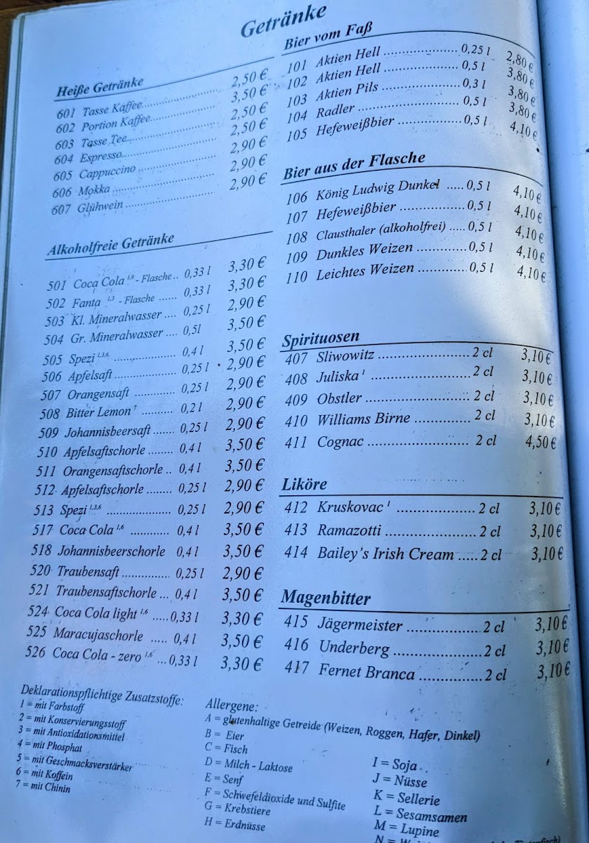 Menu Restaurant Tell-9