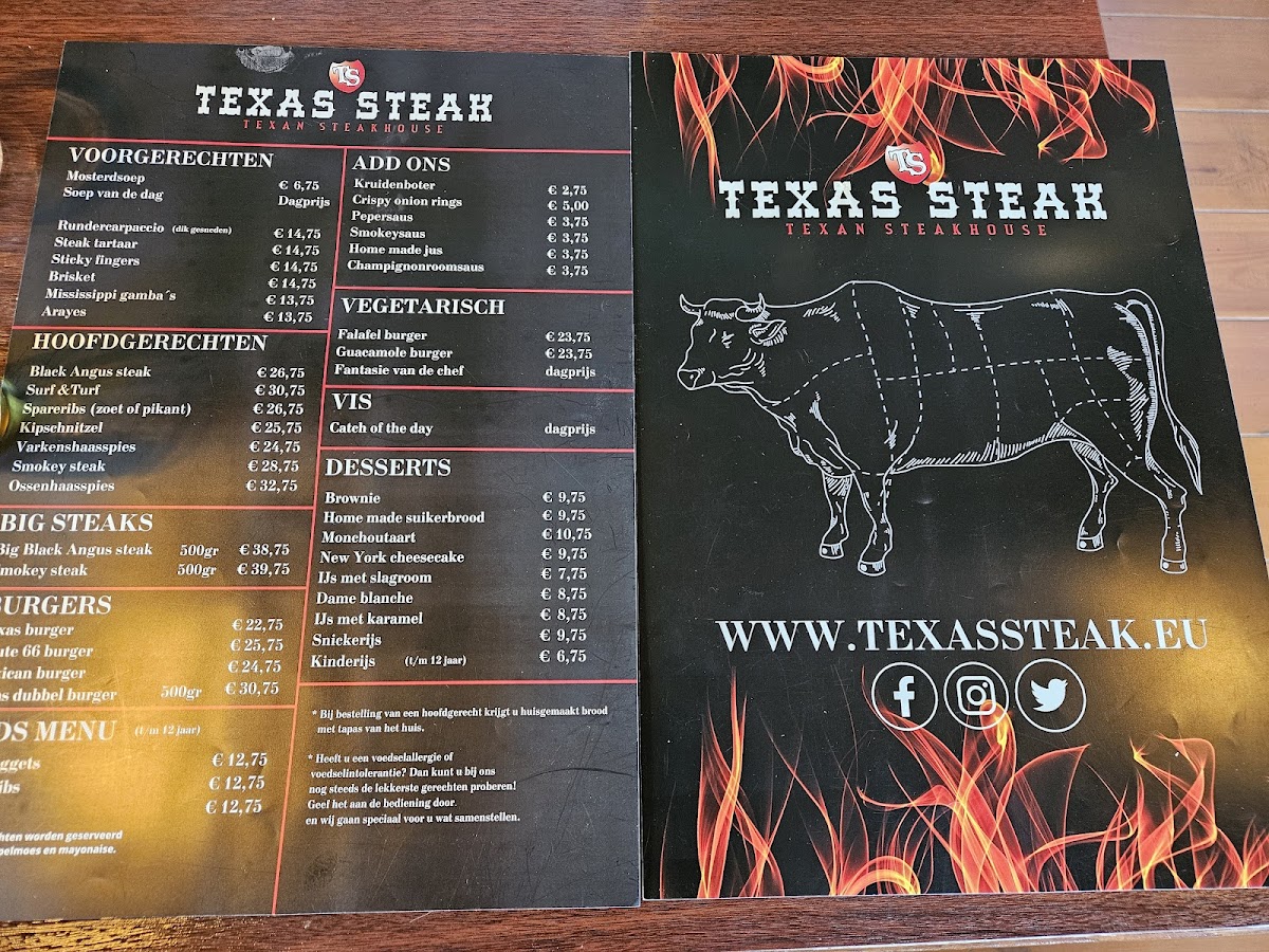 Menu Restaurant Texas Steak Sneek-3