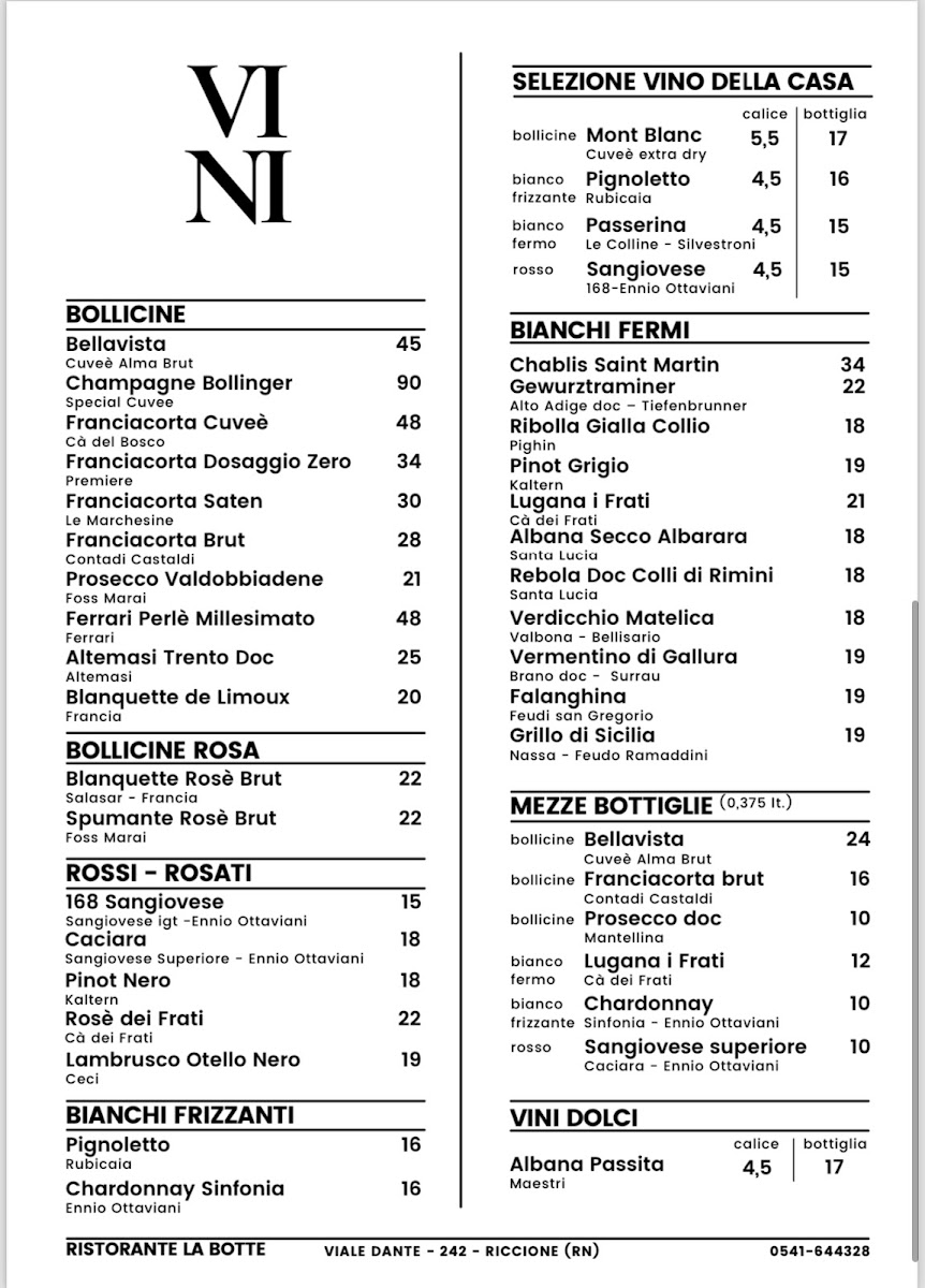 Menu Restaurant The Barrel-2