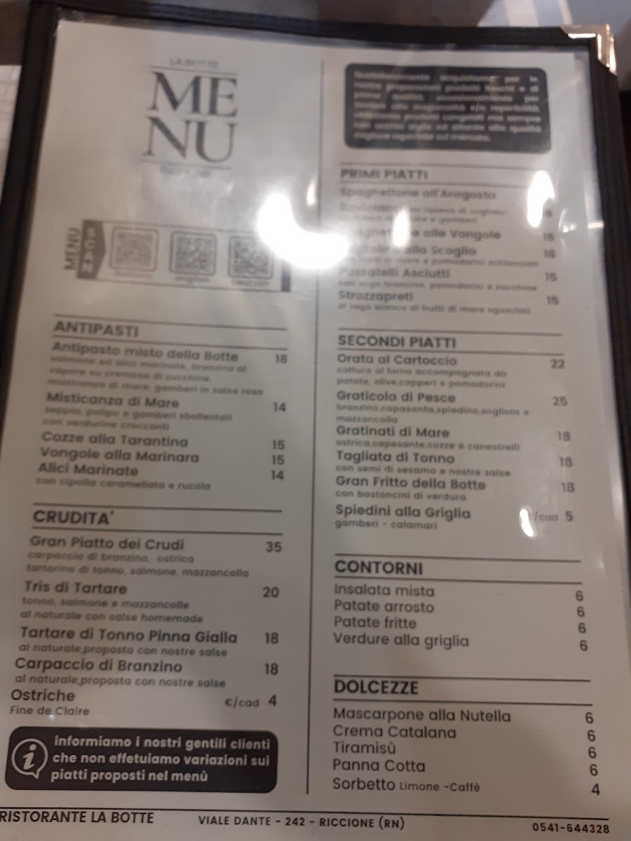Menu Restaurant The Barrel-6