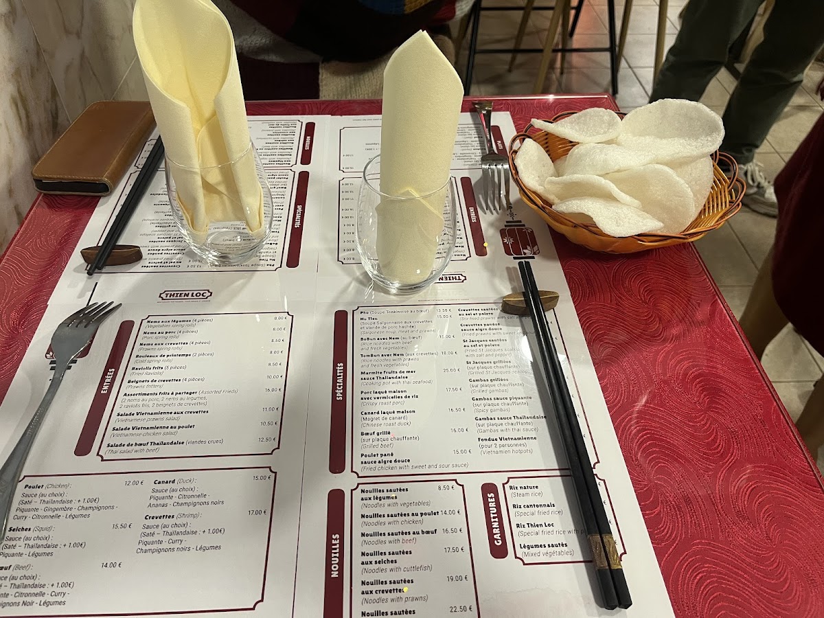 Menu Restaurant Thien Loc-4