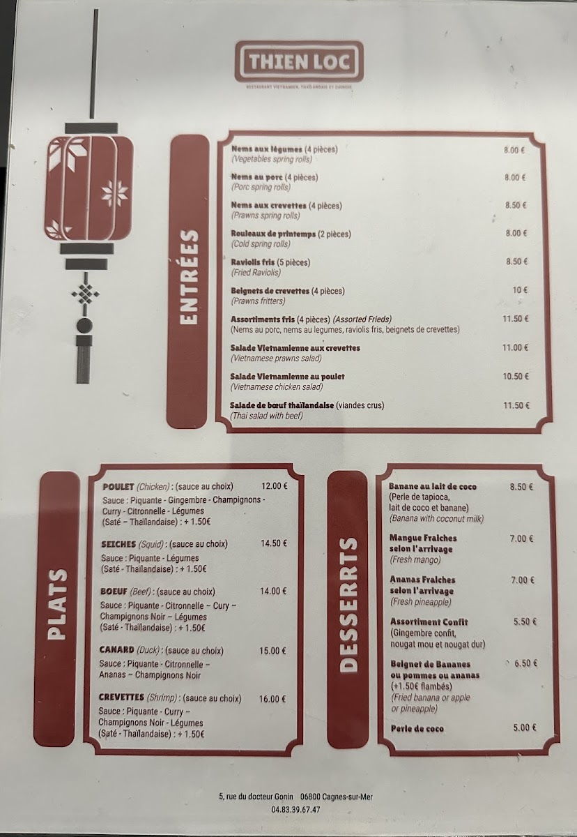 Menu Restaurant Thien Loc-6