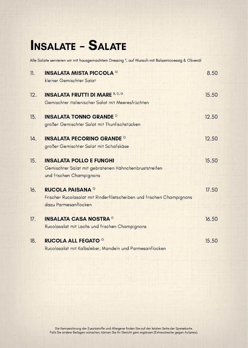Menu Restaurant Trattoria Casa Nostra-9