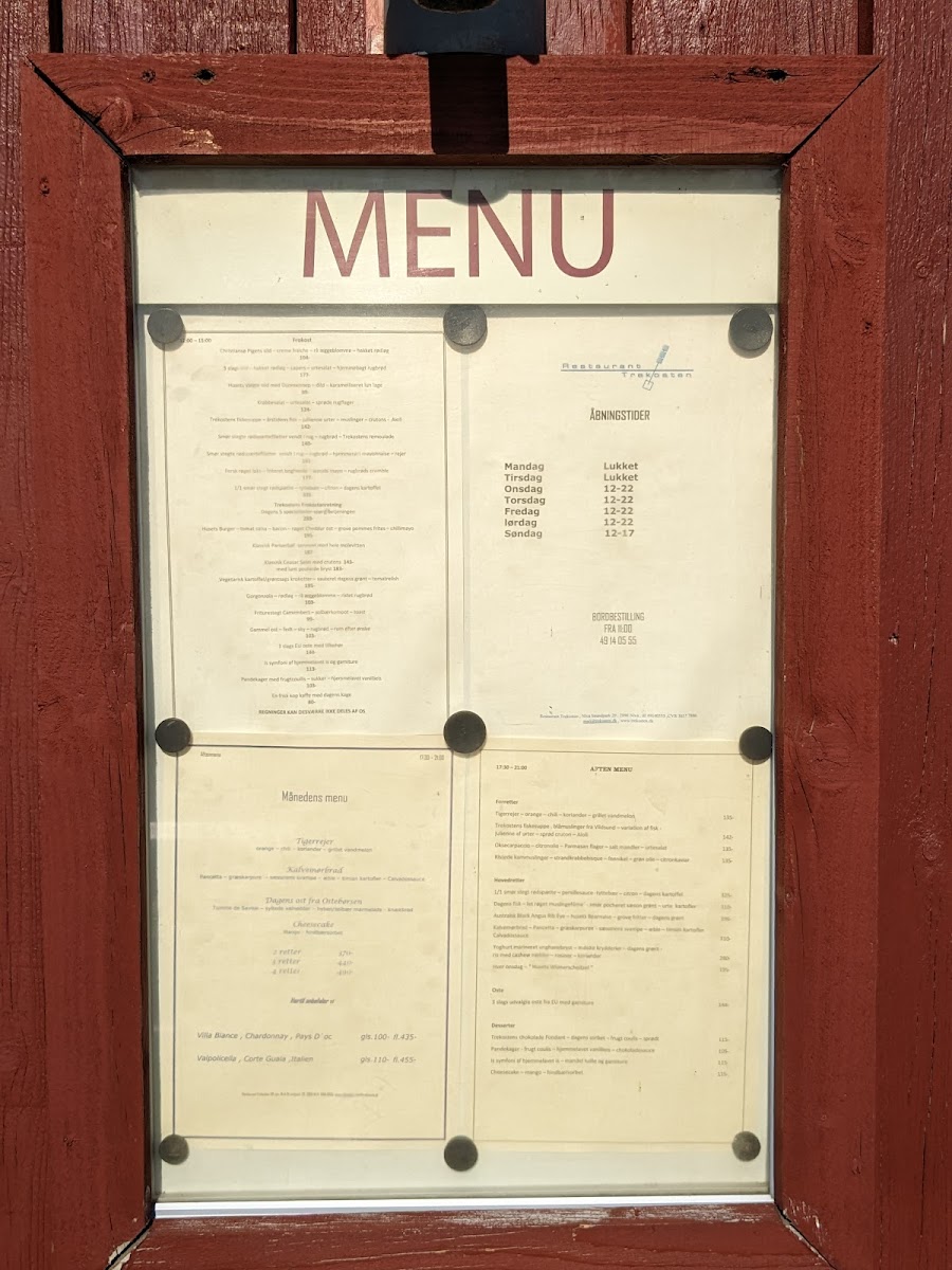Menu Restaurant Trekosten-2