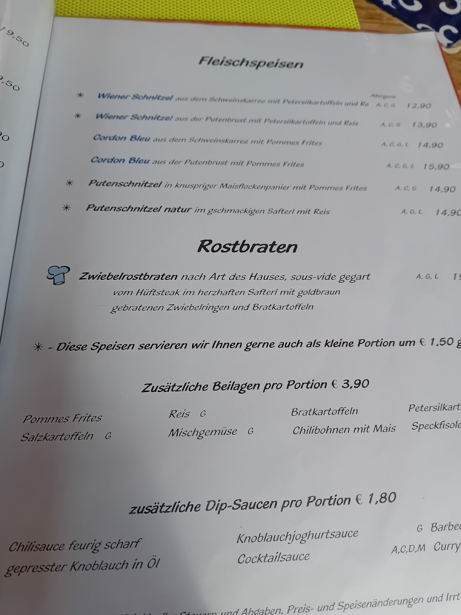 Menu Restaurant Treno-8