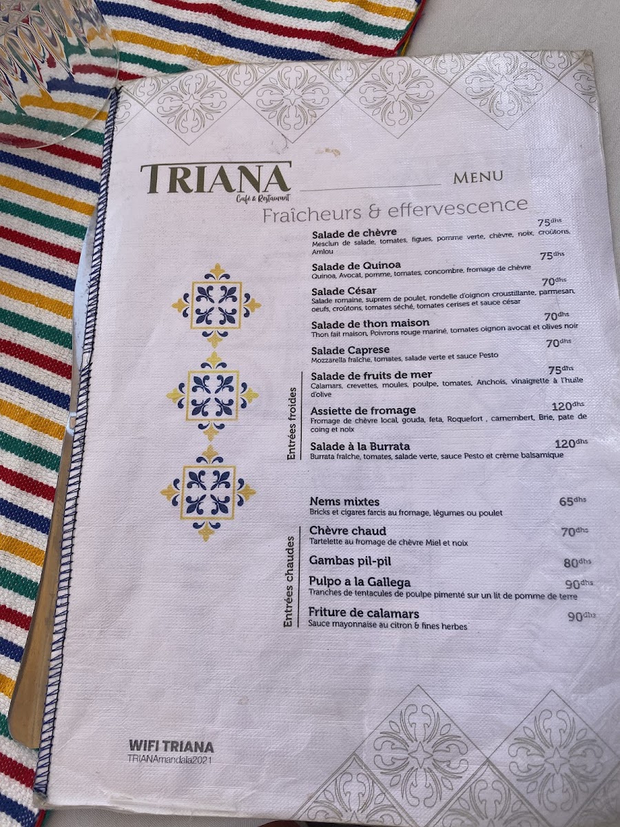 Menu Restaurant Triana-1