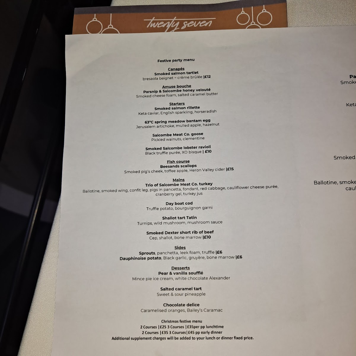 Menu Restaurant Twenty Seven By Jamie Rogers-10
