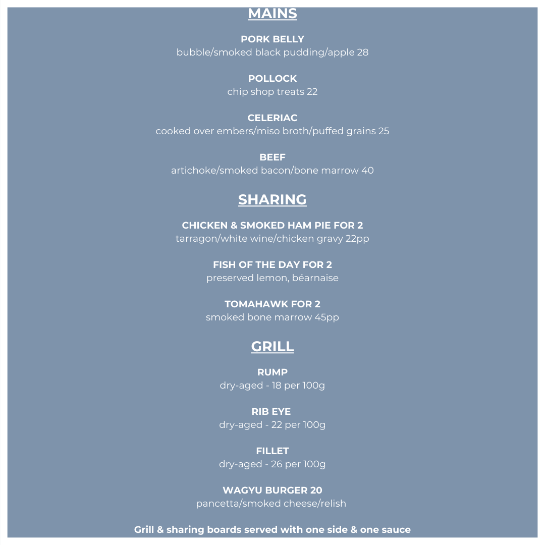 Menu Restaurant Twenty Seven By Jamie Rogers-3