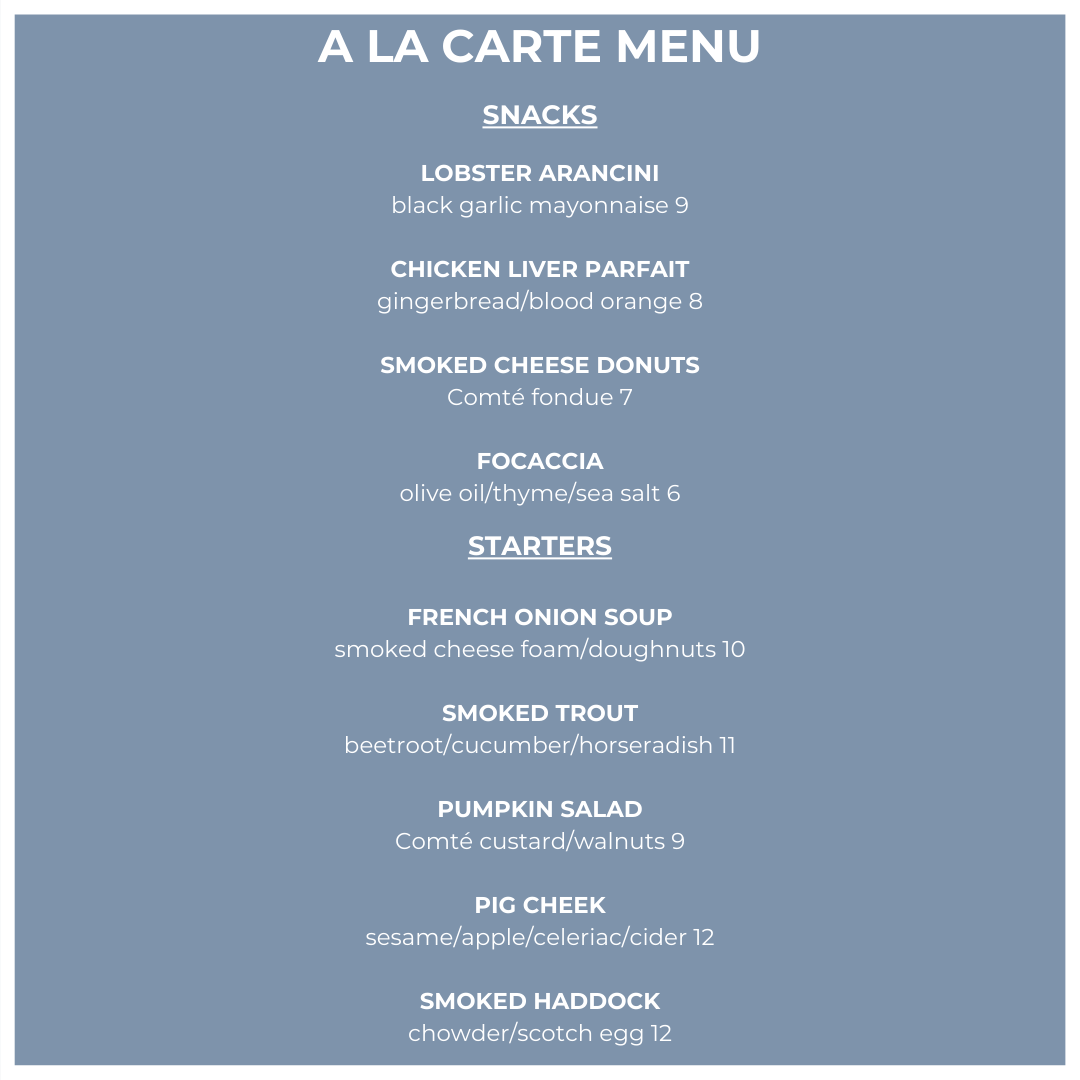 Menu Restaurant Twenty Seven By Jamie Rogers-4