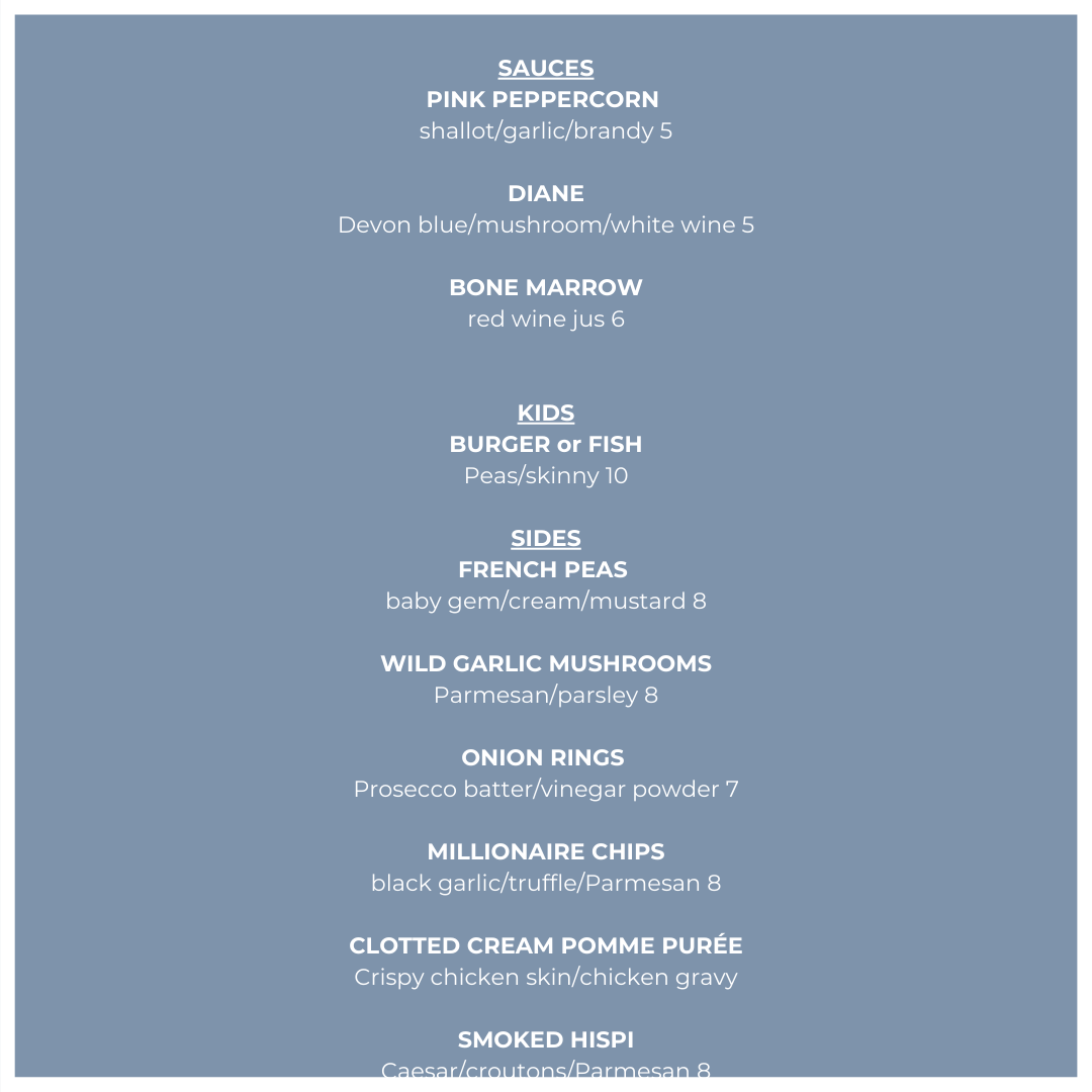 Menu Restaurant Twenty Seven By Jamie Rogers-5