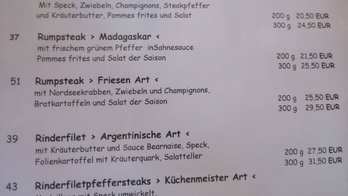 Menu Restaurant Und Steakhaus Bahnhof West-1