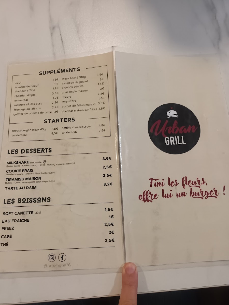 Menu Restaurant Urban Grill-2