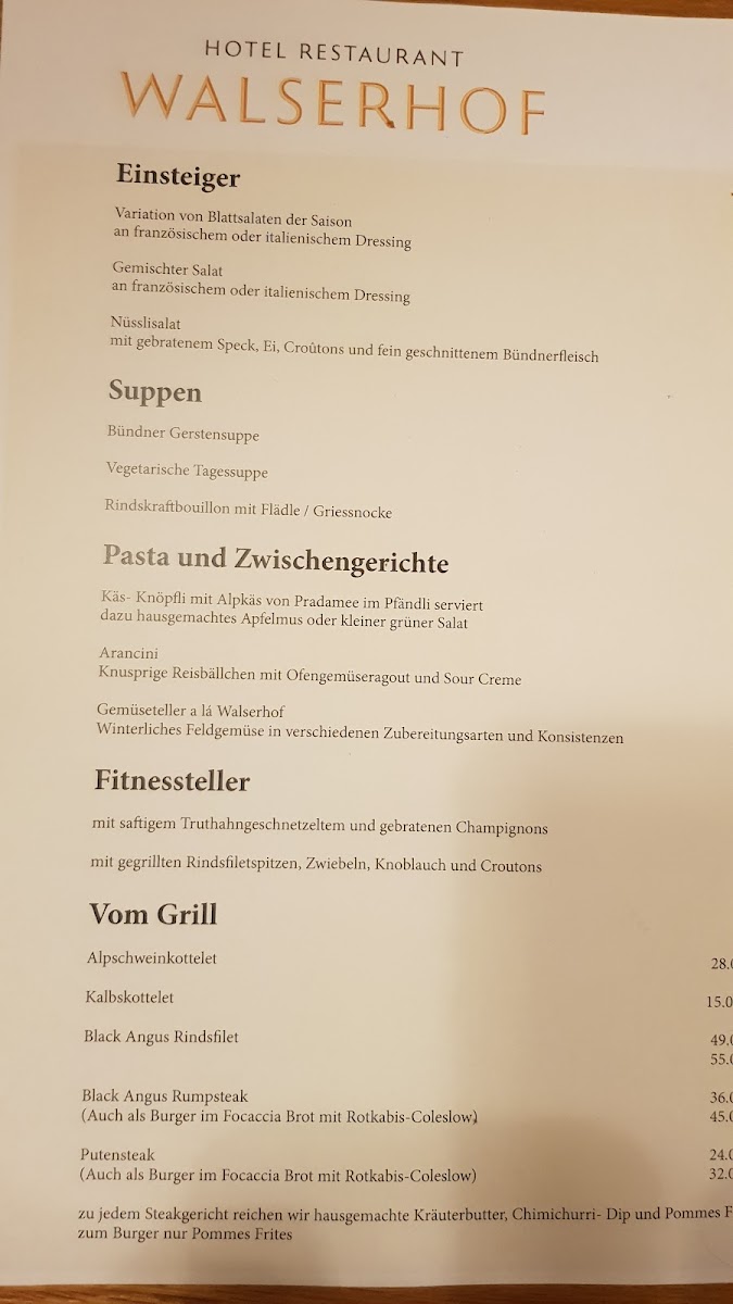 Menu Restaurant Walserhof-1