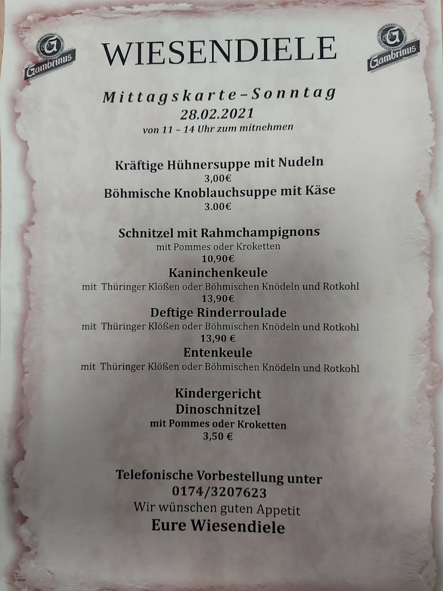 Menu Restaurant Wiesendiele-5