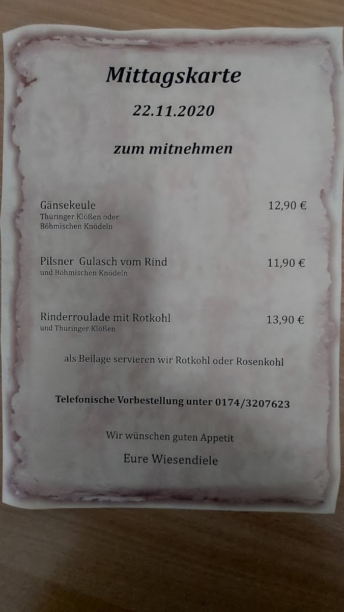Menu Restaurant Wiesendiele-7