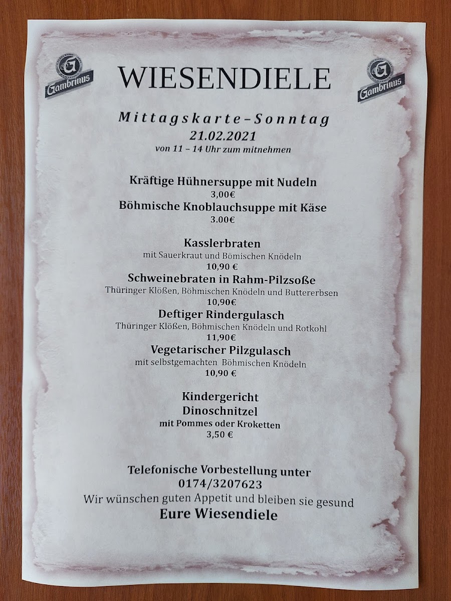 Menu Restaurant Wiesendiele-9
