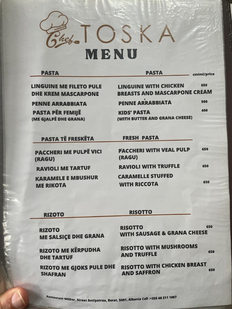 Menu Restaurant Wildor &cheftoska(Halalfood)-6