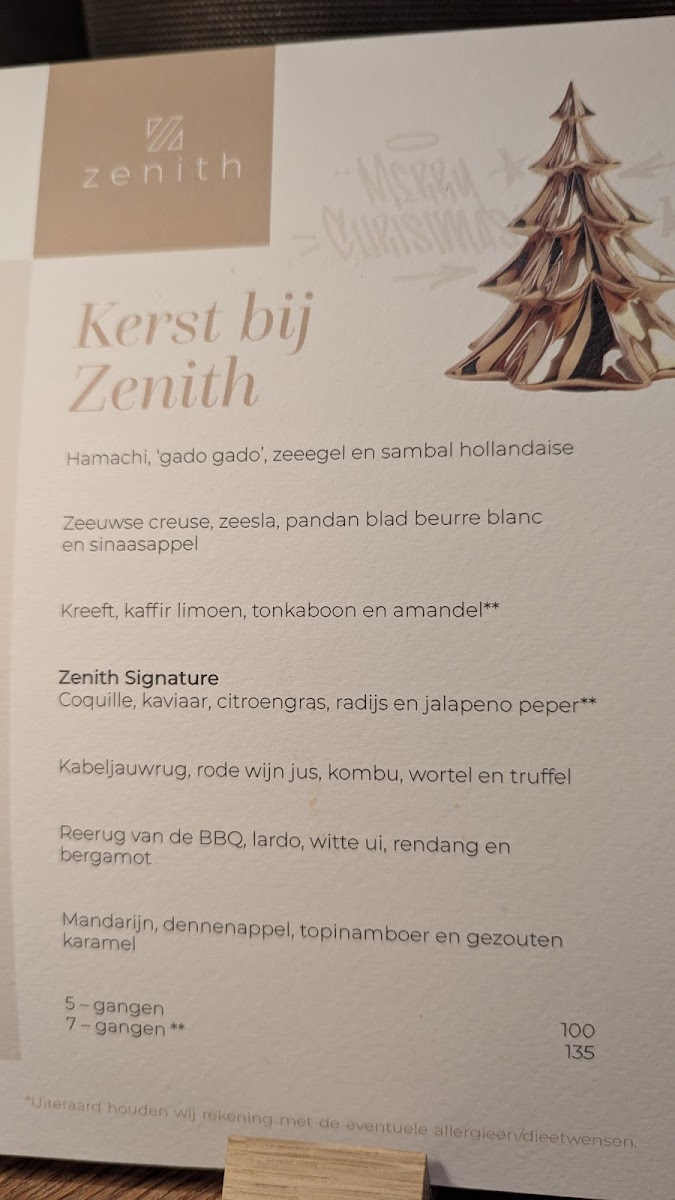 Menu Restaurant Zenith Apeldoorn-1