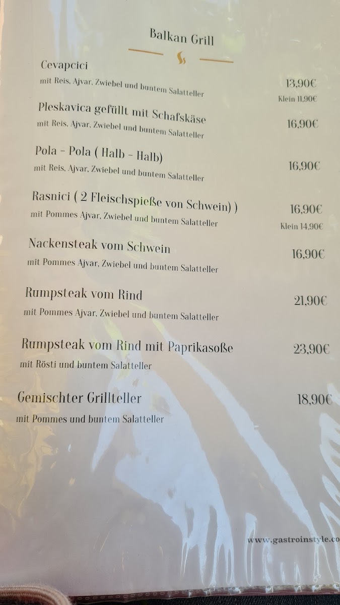 Menu Restaurant Zum Eiffelturm-1