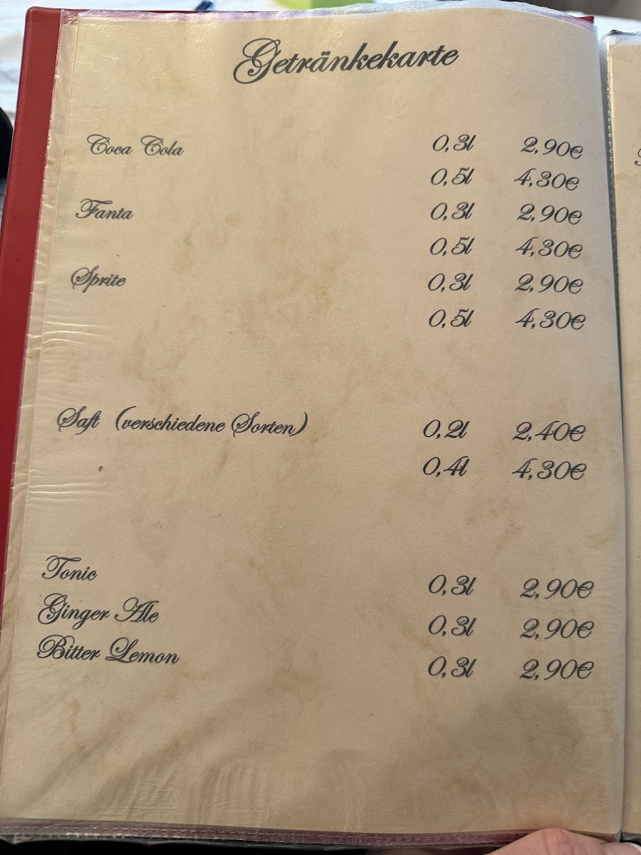 Menu Restaurant Zum Socken-1