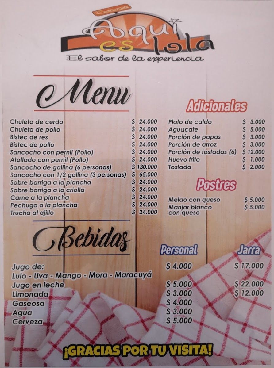 Menu Restaurante Aqui Es Lola-1
