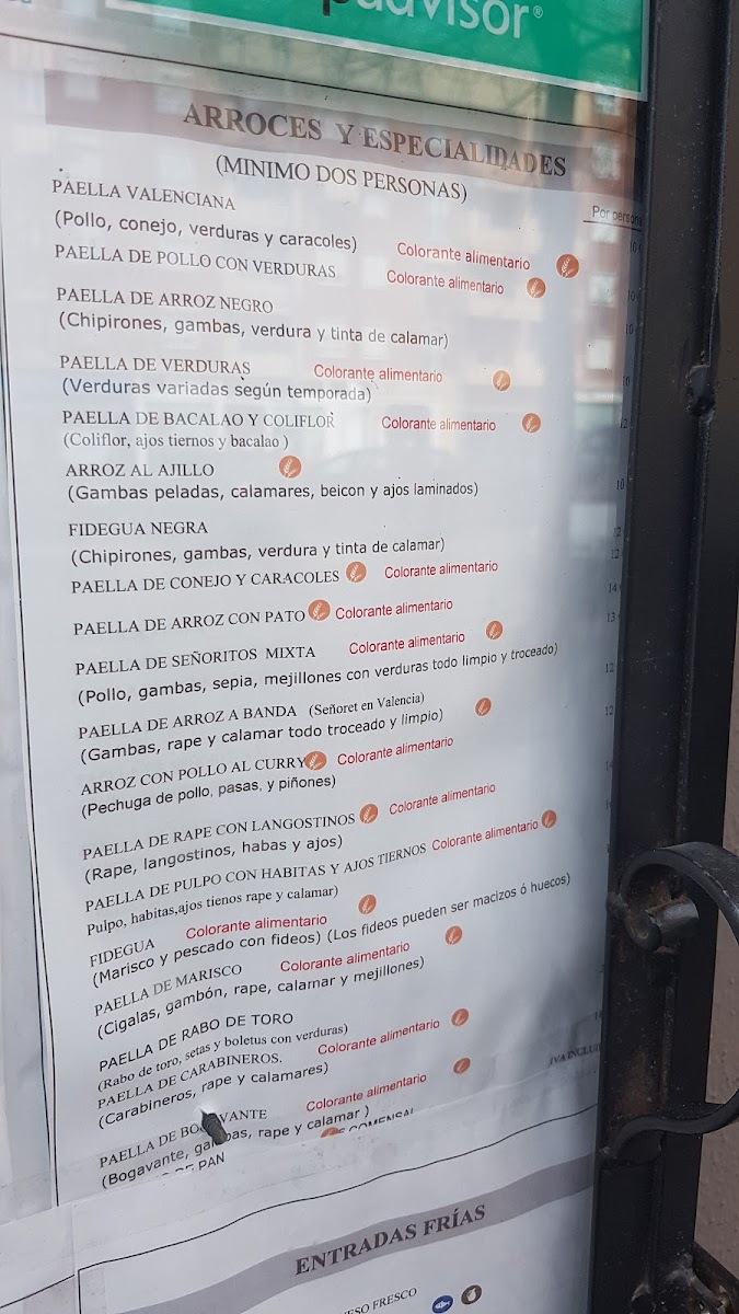 Menu Restaurante Arrocería Casa Pepe Sanchis-9