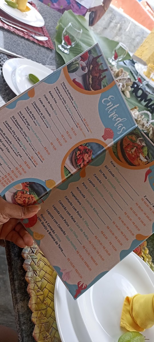 Menu Restaurante As Vieiras De Maré-1