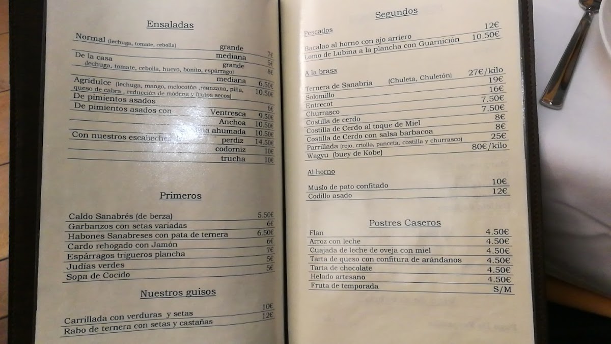 Menu Restaurante Asador Casa Paca-10
