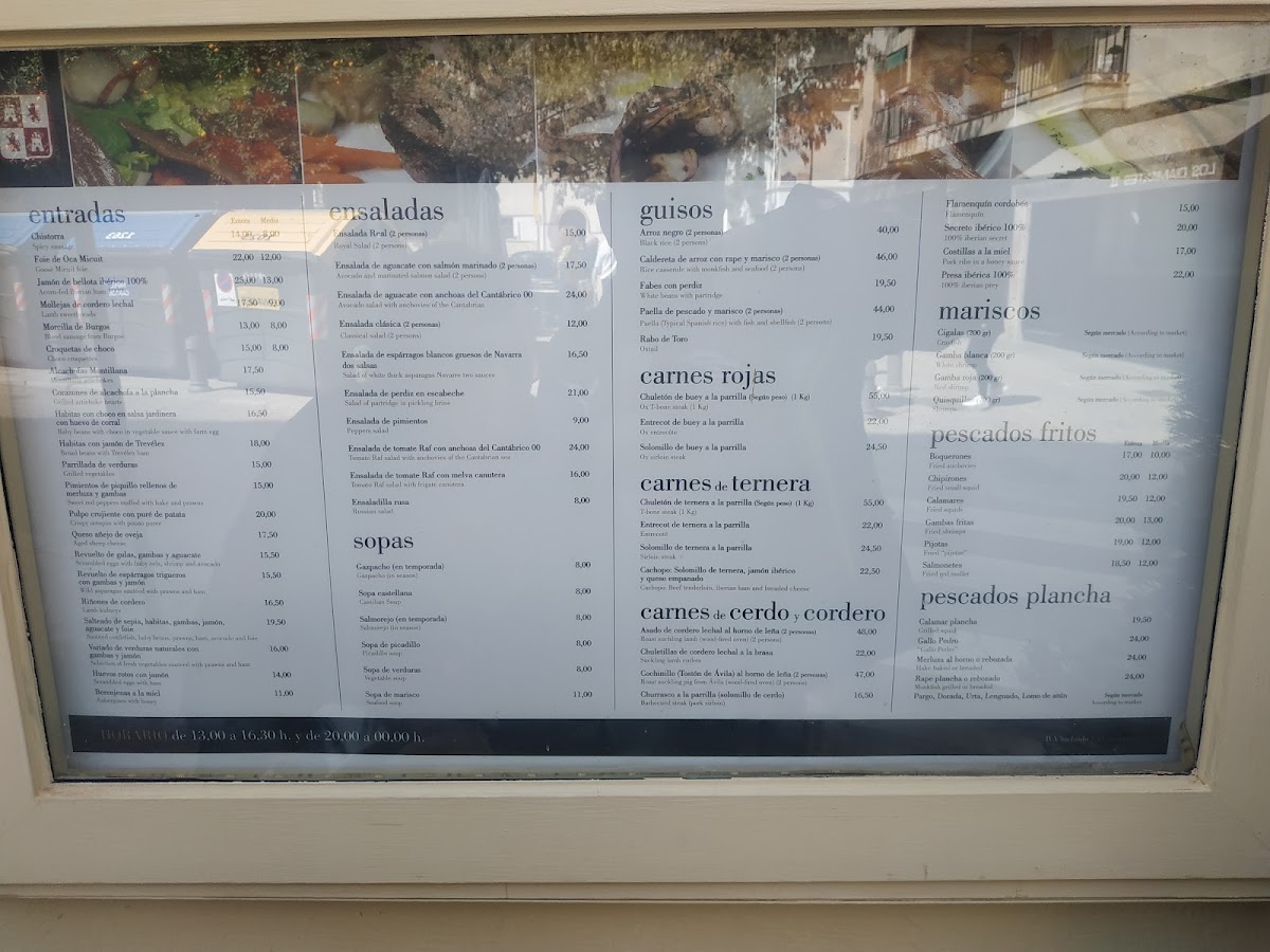 Menu Restaurante Asador De Castilla-5