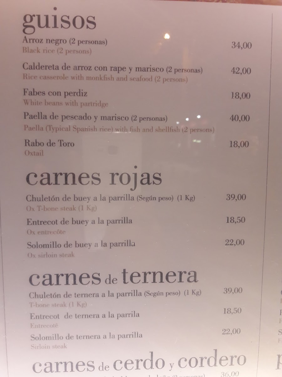 Menu Restaurante Asador De Castilla-9