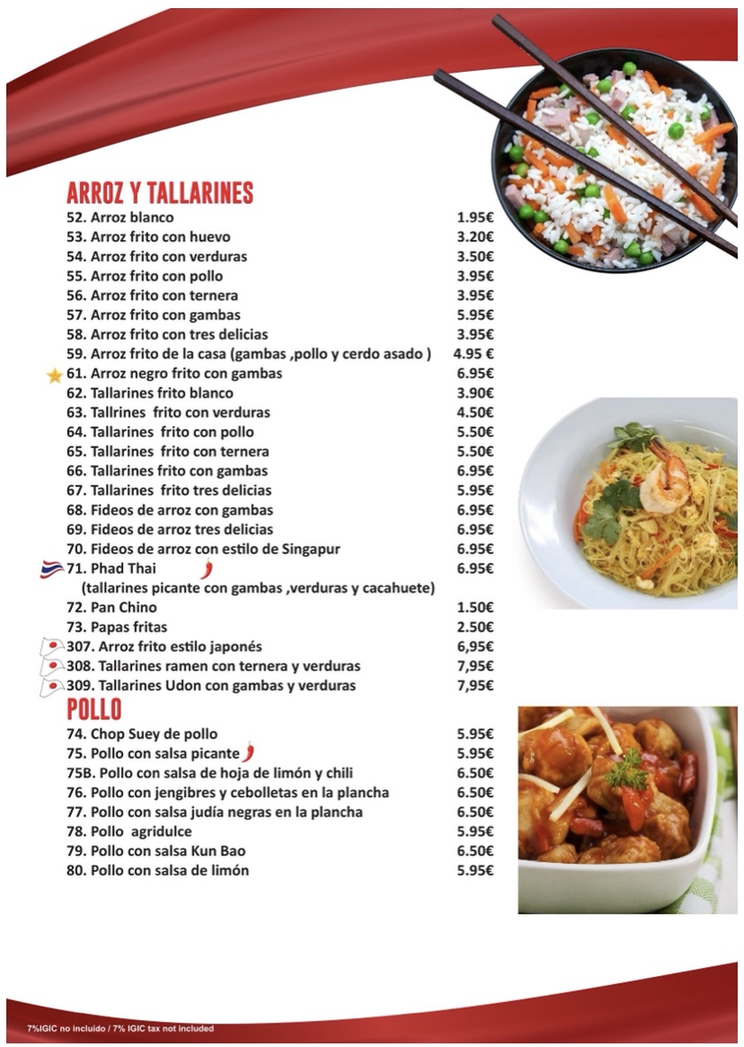 Menu Restaurante Asian Kitchen Teppanyaki Show-9