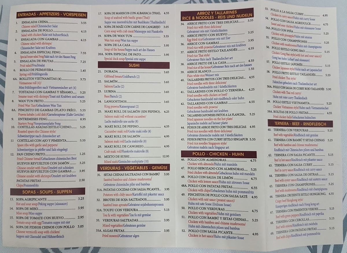 Menu Restaurante Asiatico Feng-2