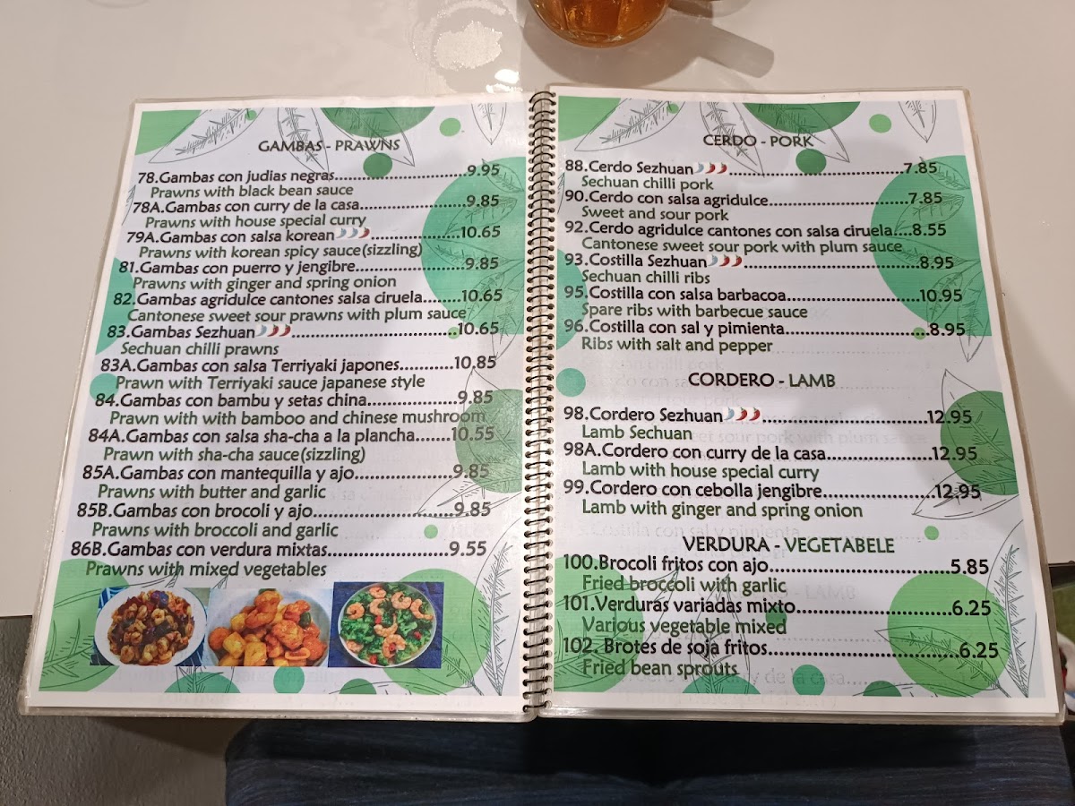 Menu Restaurante Asiático 'happy Garden'-2