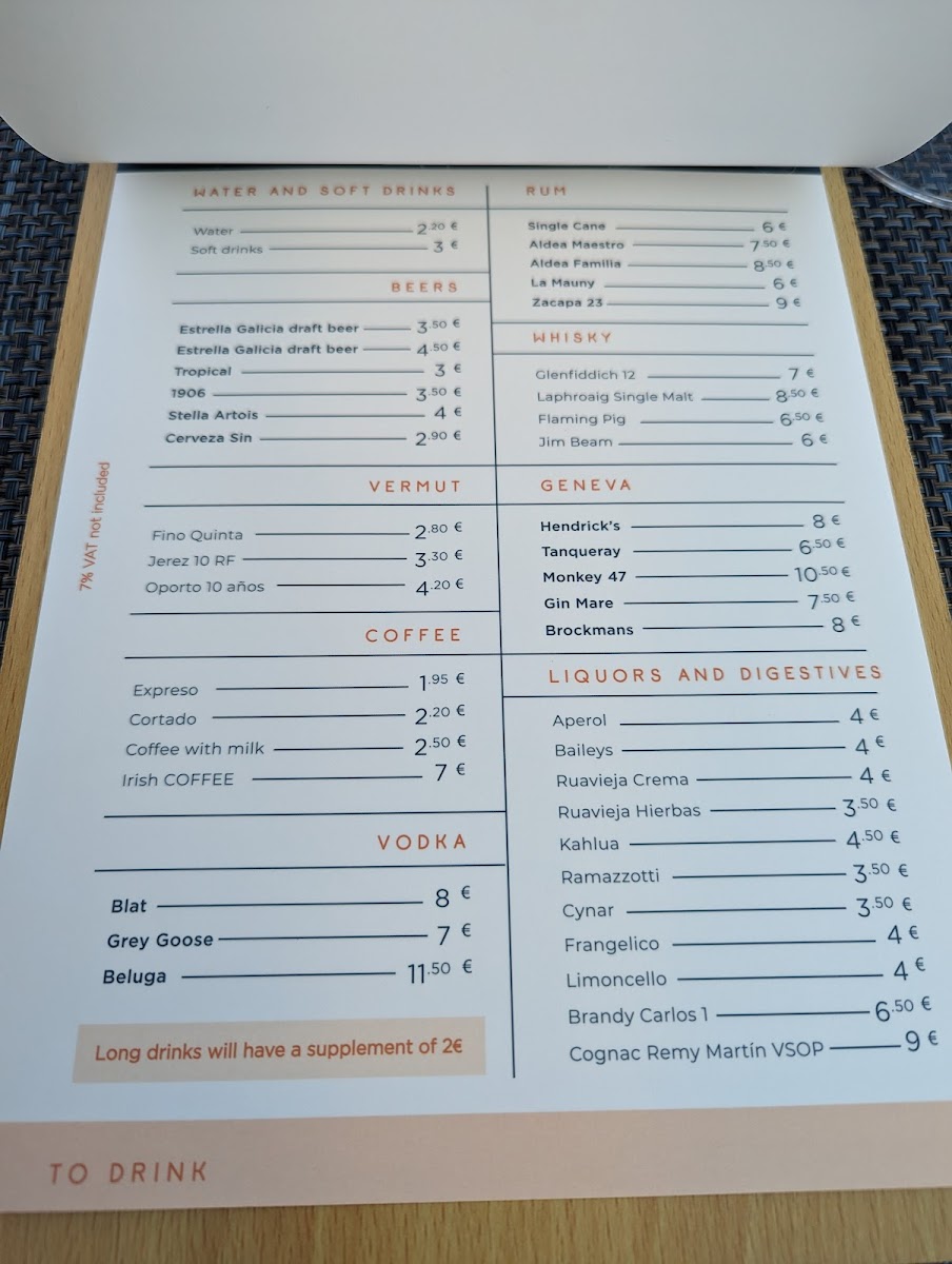 Menu Restaurante Atlántico En Maspalomas-7