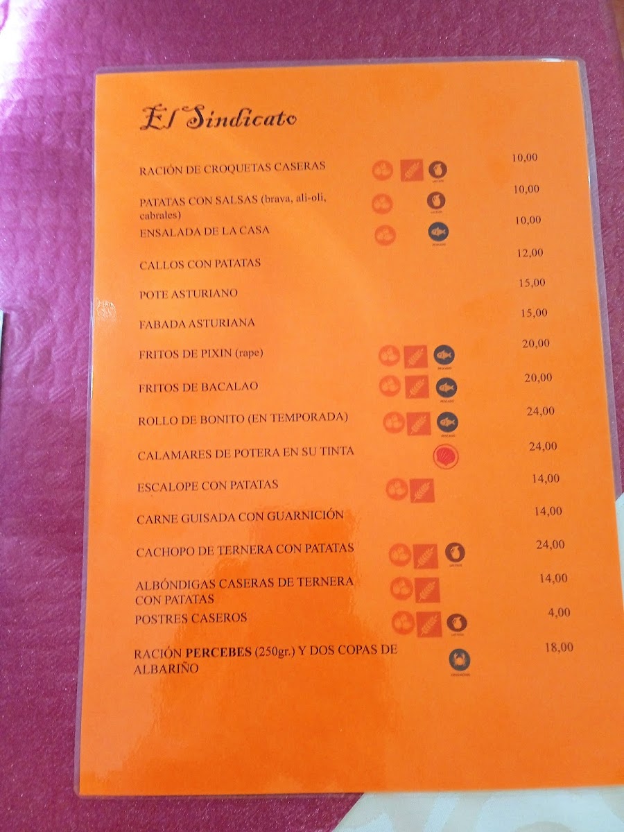 Menu Restaurante Bar El Sindicato-3
