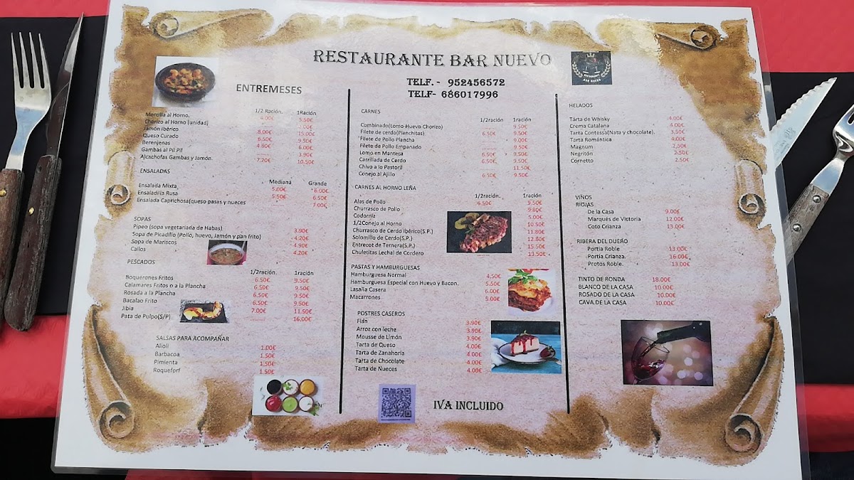 Menu Restaurante Bar Nuevo-1