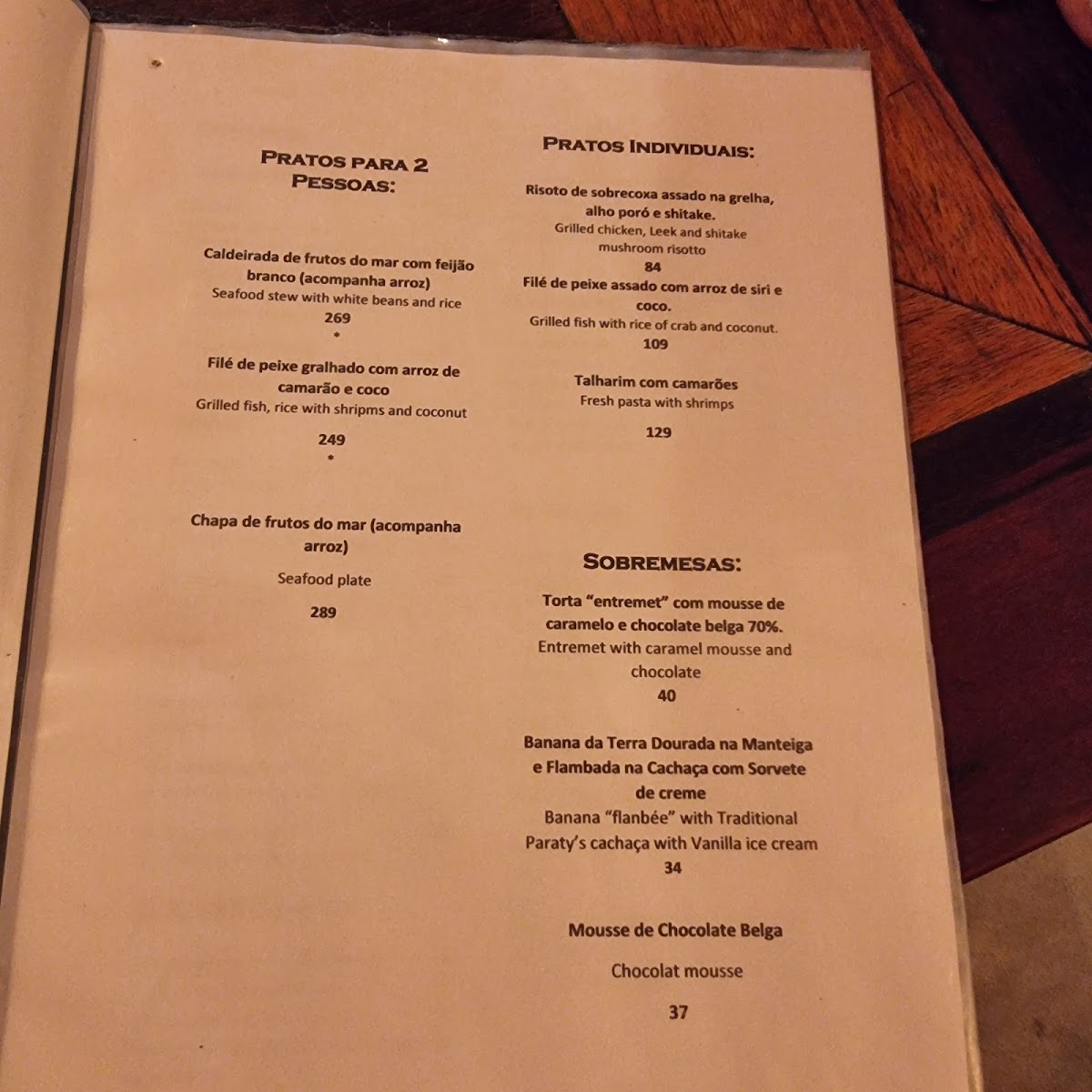 Menu Restaurante Bartholomeu Cozinha Primitiva-2