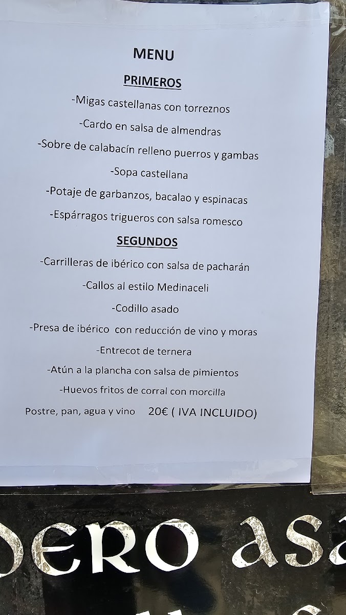 Menu Restaurante Bavieca-10