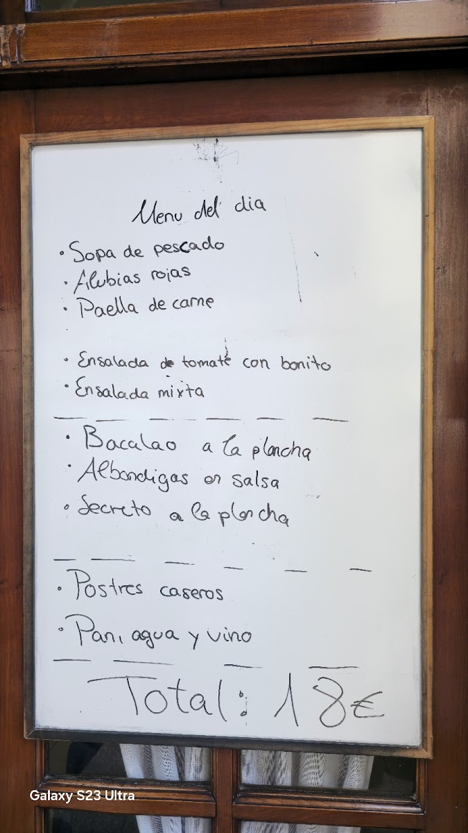 Menu Restaurante Boliña El Viejo-1