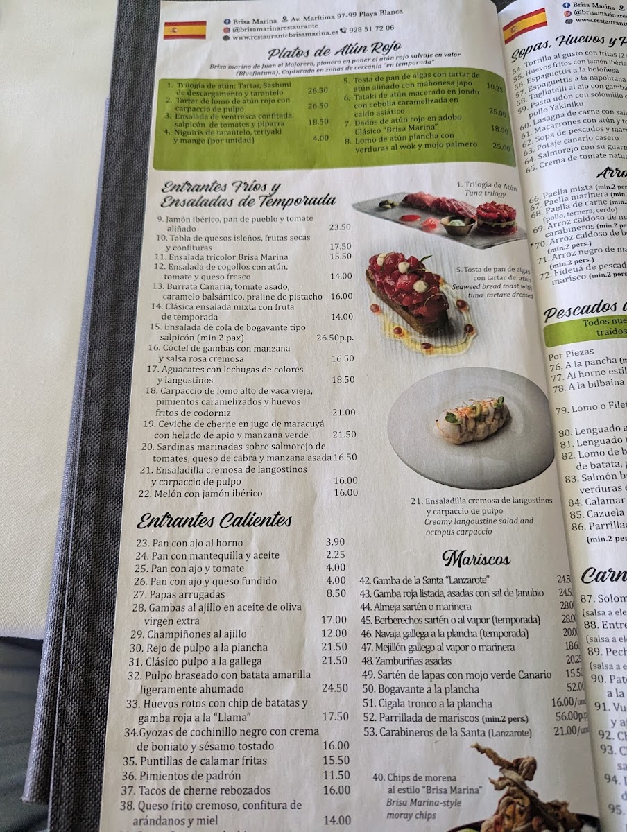 Menu Restaurante Brisa Marina-5