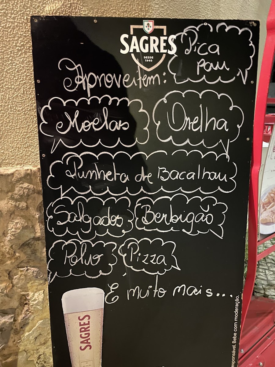 Menu Restaurante Café Da Barreira-1