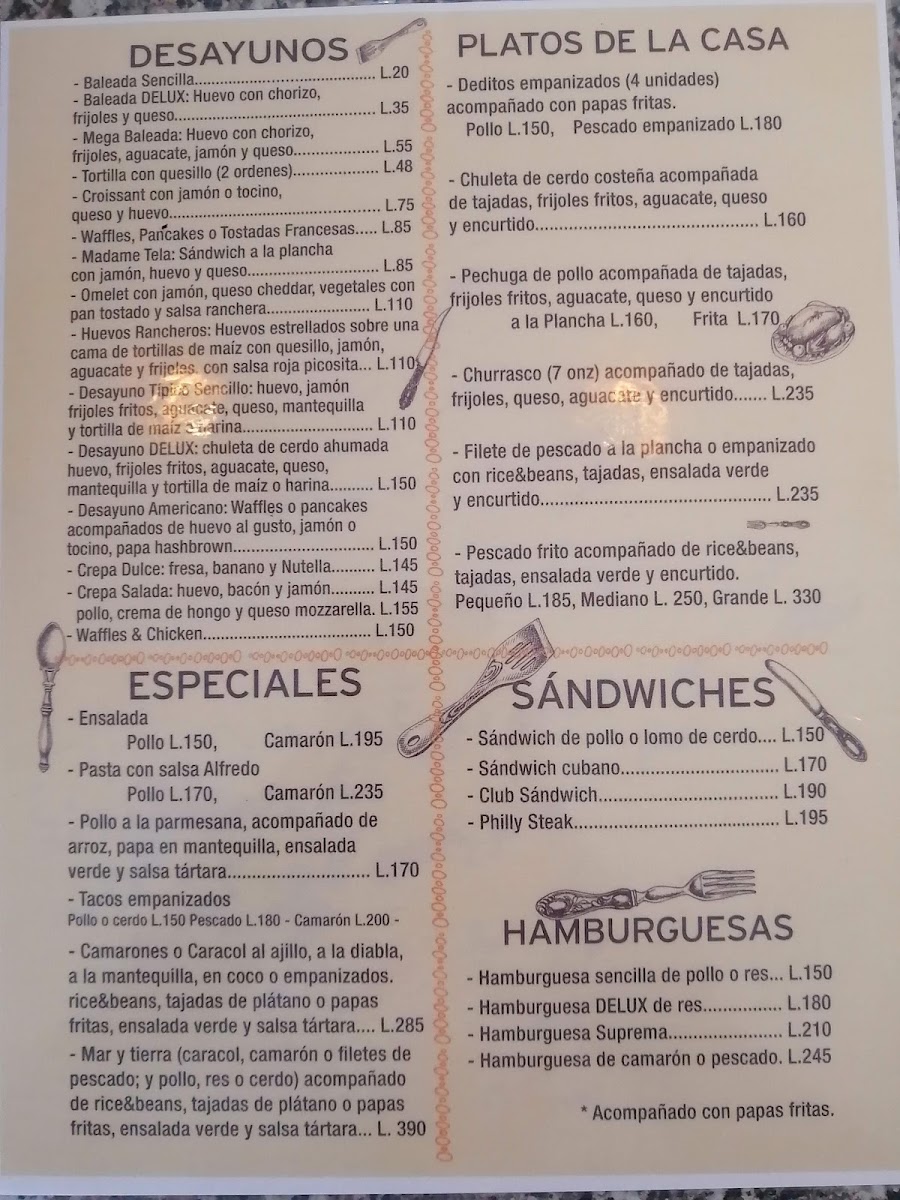 Menu Restaurante Café Del Mar Bakery Shop-2