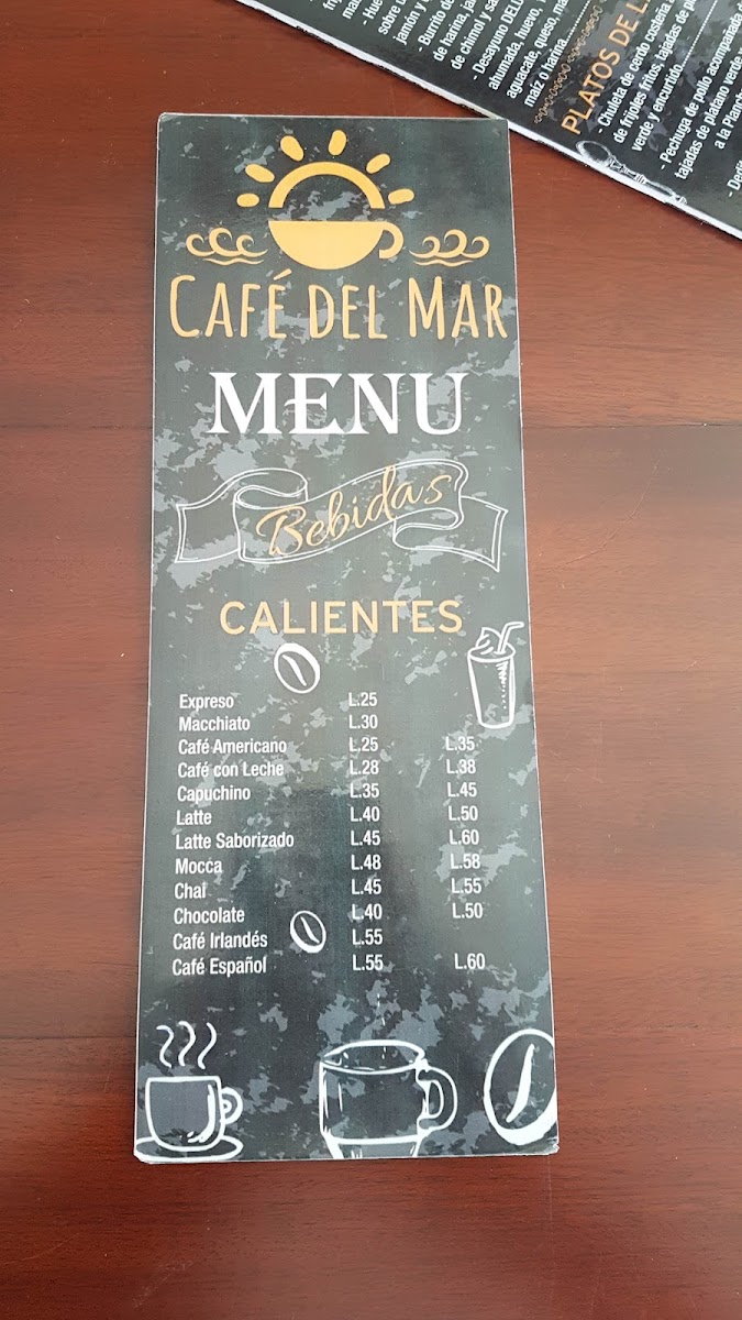 Menu Restaurante Café Del Mar Bakery Shop-7