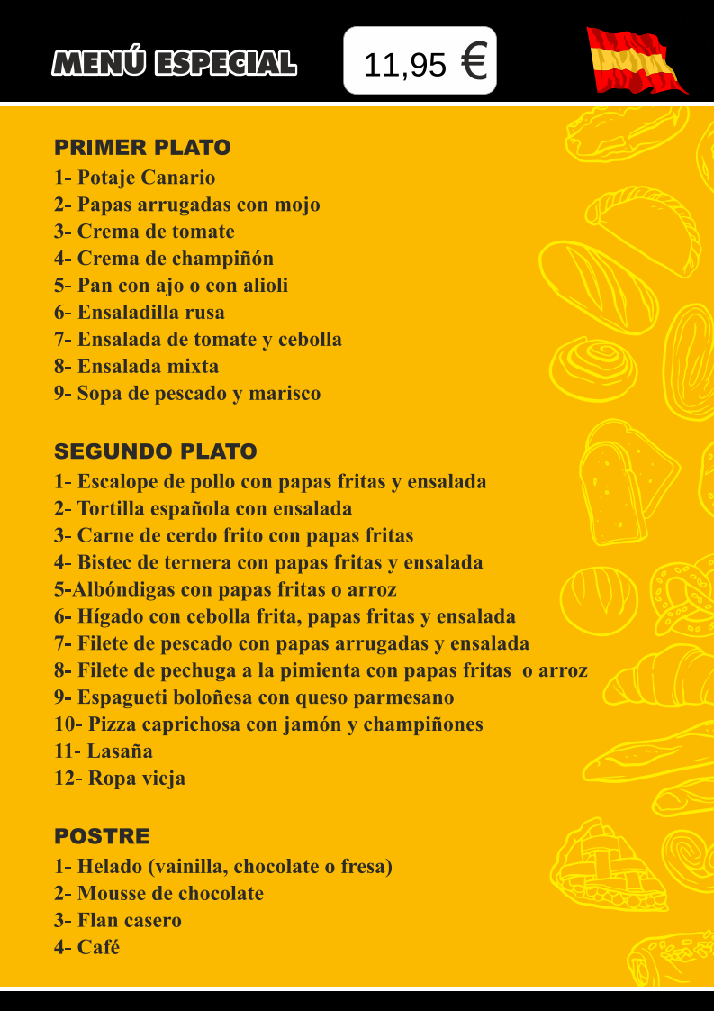 Menu Restaurante Cafetería La Pérgola-5