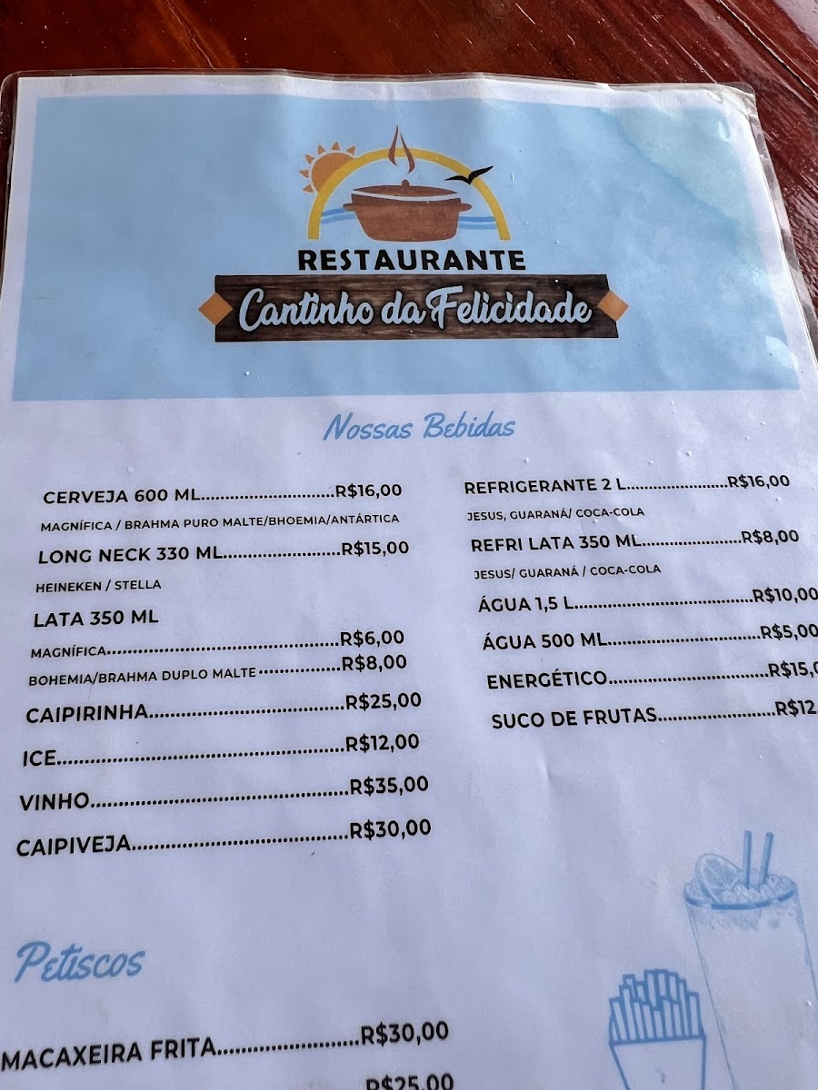 Menu Restaurante Cantinho Da Felicidade-8