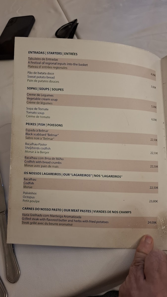 Menu Restaurante Cantinho Da Serra-2