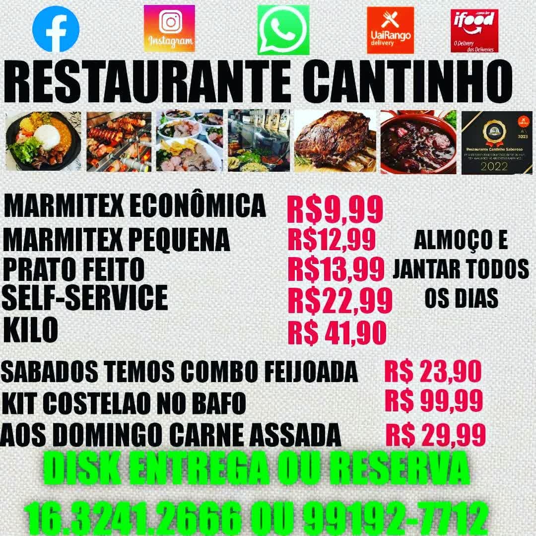 Menu Restaurante Cantinho Saboroso-1