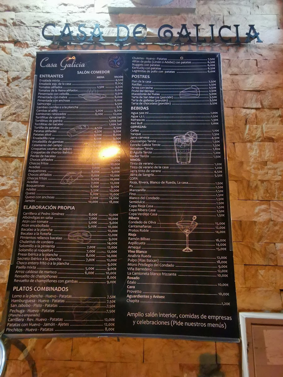 Menu Restaurante Casa Galicia-3